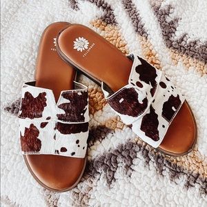YellowBox Cowhide sandals